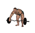 EZ Bar Row - Bent Over Wide Grip